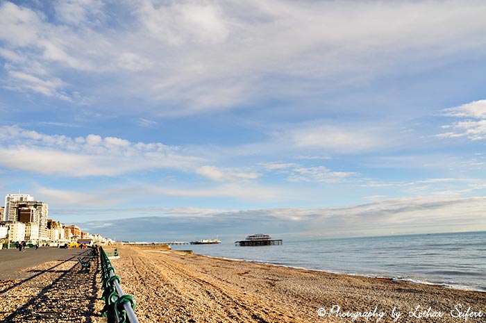 Die englische Südküste in Brighton. Fotografie von Lothar Seifert