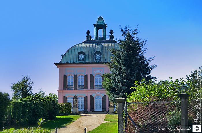 Fasanenschlösschen Fasanerie im Schlosspark Moritzburg bei Dresden. Fotografie von Lothar Seifert